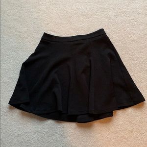 Black skater skirt
